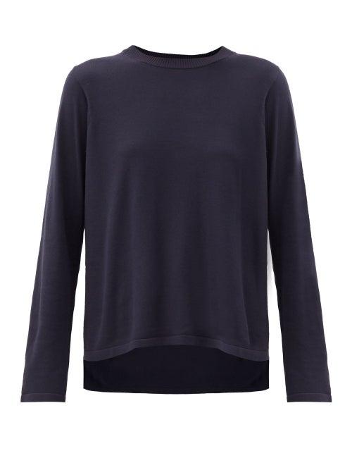 Matchesfashion.com Weekend Max Mara - Ululato Sweater - Womens - Navy