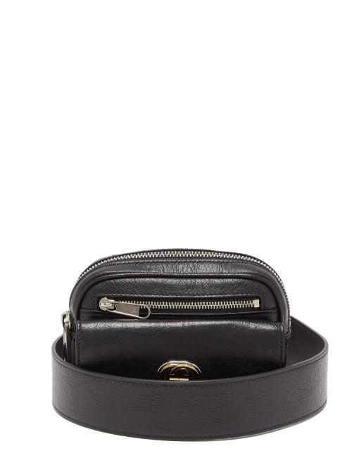 Matchesfashion.com Gucci - Morpheus Cracked-leather Belt Bag - Mens - Black