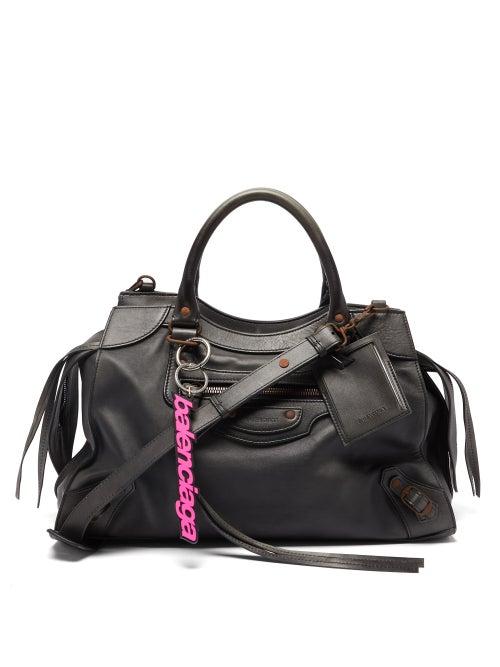 Balenciaga - Neo Classic City Medium Leather Holdall - Mens - Black