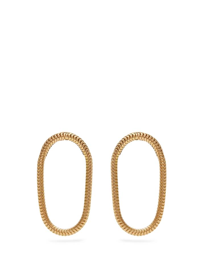 Fernando Jorge Yellow-gold Parallel Earrings