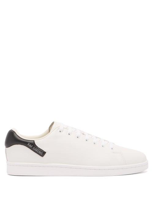 Matchesfashion.com Raf Simons - Orion Faux-leather Trainers - Mens - White Black