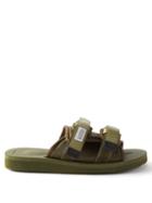 Suicoke - Moto-cab Nylon Slides - Mens - Khaki