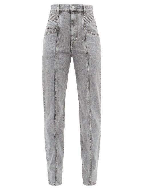 Matchesfashion.com Isabel Marant Toile - Henoya Boyfriend Jeans - Womens - Grey