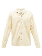 Nanushka - Meno Faux-leather Shirt - Mens - Cream
