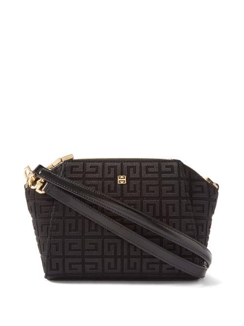 Givenchy - Antigona Nano 4g-canvas Shoulder Bag - Womens - Black