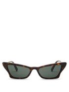 Matchesfashion.com Valentino - Cat Eye Tortoiseshell Effect Sunglasses - Womens - Tortoiseshell