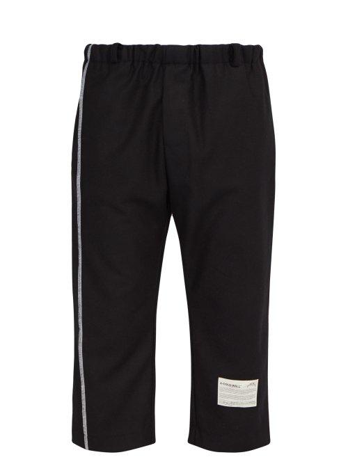 Matchesfashion.com A-cold-wall* - Tailored Wool Blend Track Pants - Mens - Black