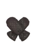 Matchesfashion.com Goldbergh - Natsumi Quilted Leather Mittens - Womens - Black