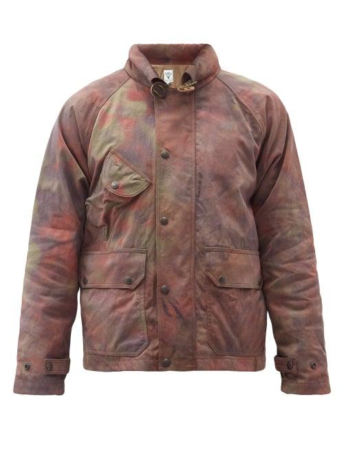 Matchesfashion.com South2 West8 - Camouflage-print Gabardine Jacket - Mens - Green Multi