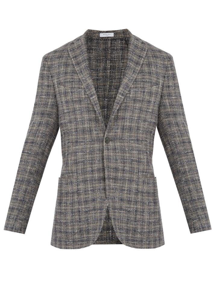 Boglioli Single-breasted Tweed Blazer