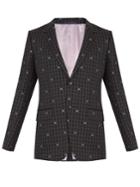 Gucci Bee-embroidered Single-breasted Wool Suit