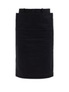 Matchesfashion.com Lemaire - Straight-cut Cotton-twill Midi Skirt - Womens - Black