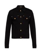 Matchesfashion.com Versace - Medusa Button Denim Jacket - Mens - Black