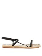 Matchesfashion.com Ancient Greek Sandals - Elpiniki Leather Sandals - Womens - Black Multi