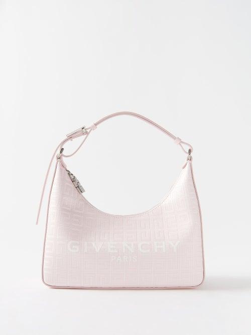 Givenchy - Moon Small Coated-canvas Shoulder Bag - Womens - Light Pink