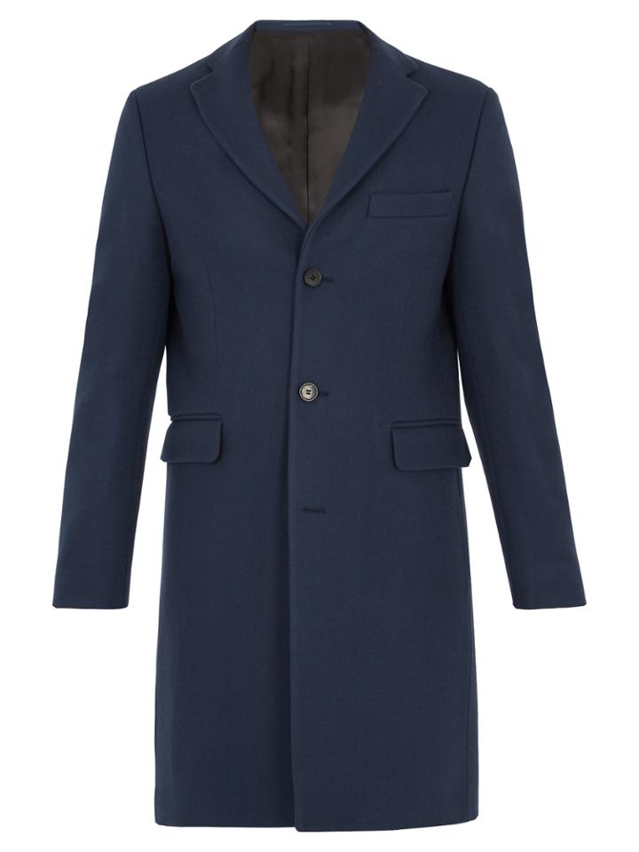 Acne Studios Garret Single-breasted Wool Overcoat