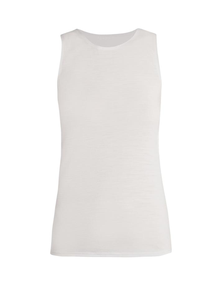 Aeance Round-neck Wool-blend Performance Tank Top