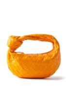 Bottega Veneta - Jodie Mini Intrecciato-leather Bag - Womens - Orange