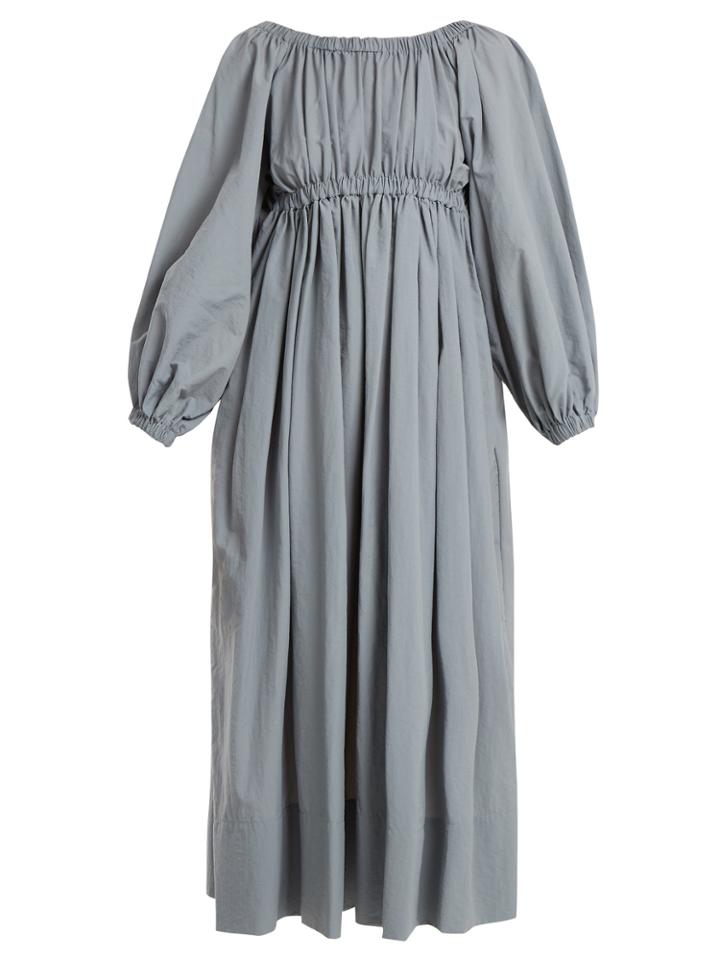 Molly Goddard Ingrid Open-back Taffeta Dress