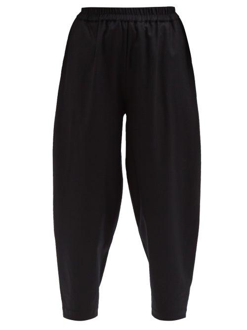 Toogood - The Acrobat Wool-blend Flannel Trousers - Womens - Black
