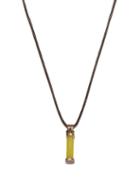 Matchesfashion.com Fernando Jorge - Bar Serpentine & 18kt Gold Pendant Necklace - Mens - Yellow Gold