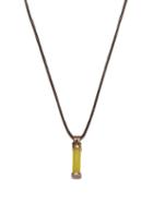 Matchesfashion.com Fernando Jorge - Bar Serpentine & 18kt Gold Pendant Necklace - Mens - Yellow Gold