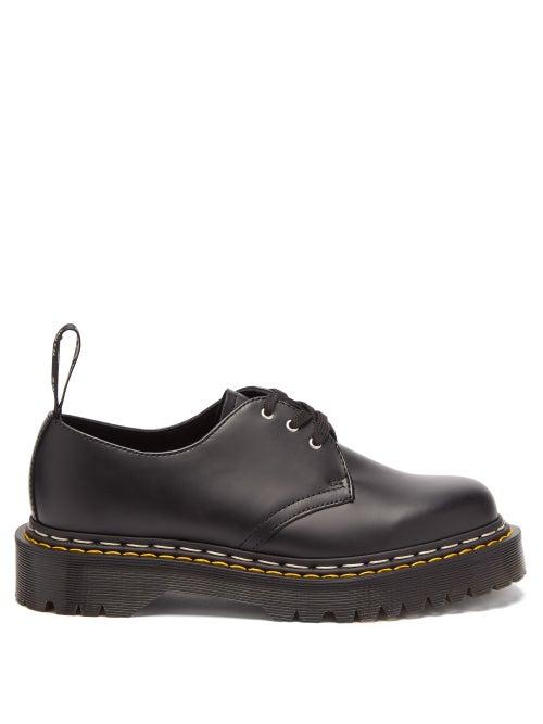 Matchesfashion.com Rick Owens - Bex Leather Derby Shoes - Womens - Black