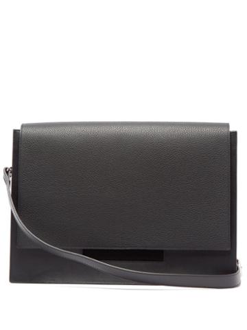 Matchesfashion.com Nosakhari - Standout Leather Messenger Bag - Mens - Black