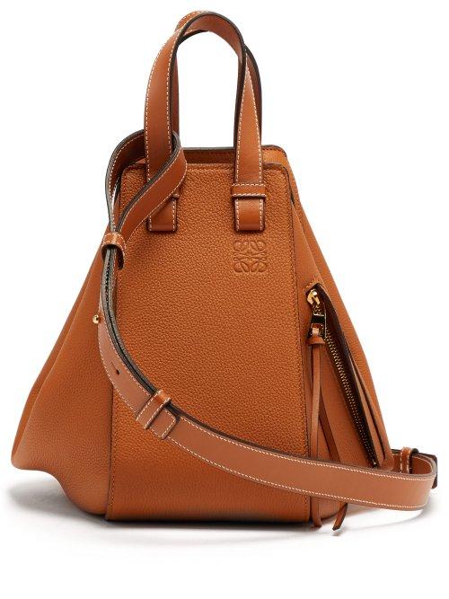 Matchesfashion.com Loewe - Hammock Small Grained Leather Tote - Womens - Tan