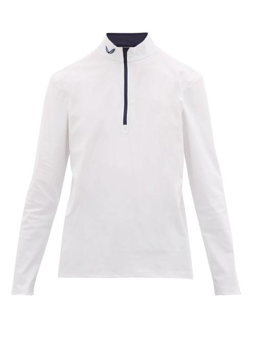 Matchesfashion.com Castore - Half Zip Technical Sweater - Mens - White