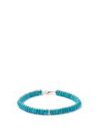 Mateo - Diamond, Turquoise & 14kt Gold Bracelet - Womens - Green