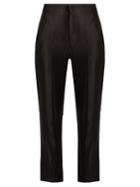 Isabel Marant Roan High-rise Sandwashed-satin Trousers