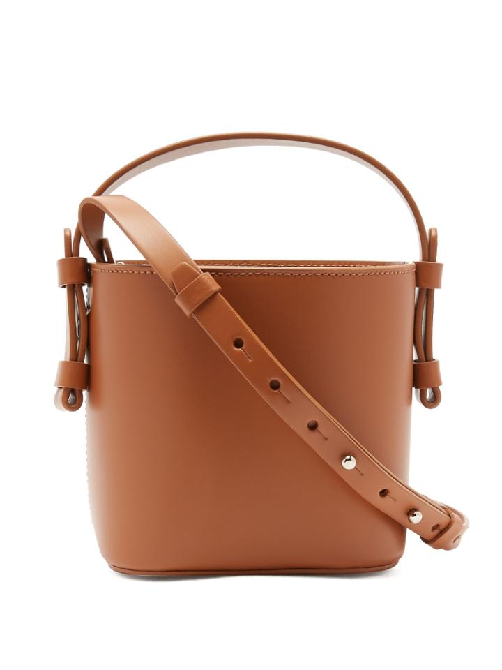 Nico Giani Adenia Mini Leather Bucket Bag