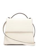 Matchesfashion.com Hunting Season - Top Handle Small Lizard Skin Bag - Womens - White