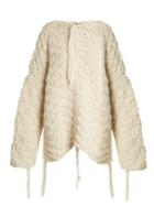 Joseph Osize Popcorn-knit Wool Sweater