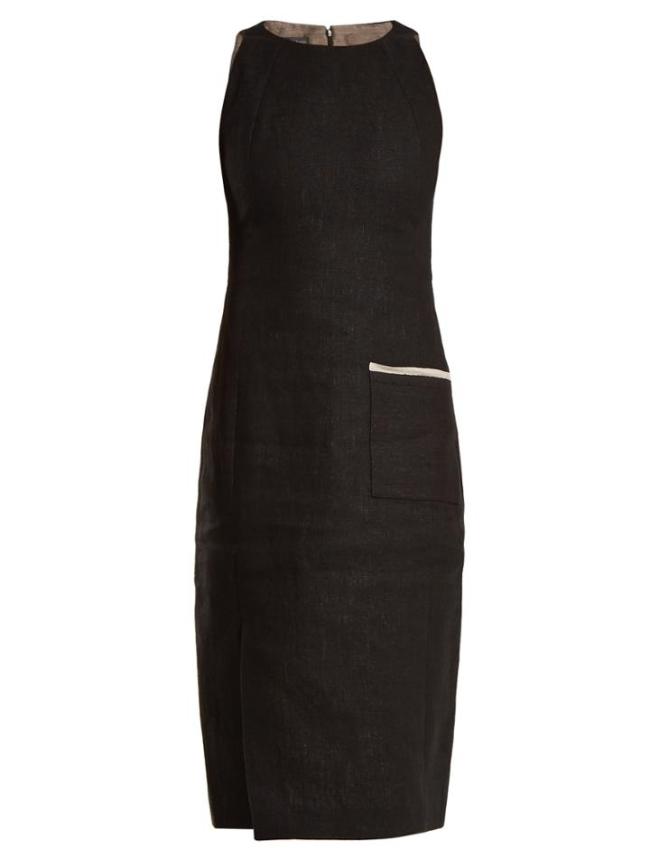 Carl Kapp Jaguar Sleeveless Linen Dress