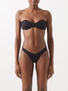 Haight - Anna Bandeau Bikini Top - Womens - Black