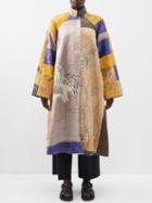 By Walid - Silvya 19th-century Embroidered Silk Coat - Womens - Orange Multi