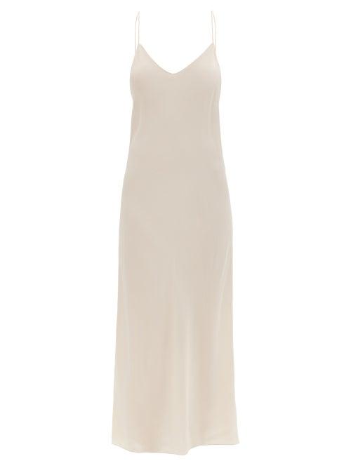 Matchesfashion.com Raey - Thin-strap Silk Crepe-de-chine Slip Dress - Womens - Light Pink