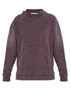 Matchesfashion.com Givenchy - Logo Print Cotton Hooded Sweatshirt - Mens - Purple