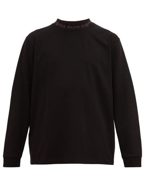 Matchesfashion.com Acne Studios - Elogho Long Sleeved T Shirt - Mens - Black