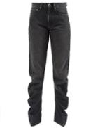 Vaquera - Scrunch Gathered-seam Jeans - Womens - Black