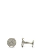 Matchesfashion.com Alice Made This - Lucas Indented Cufflinks - Mens - Silver