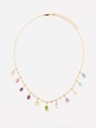 Jacquie Aiche - Shaker Diamond, Gemstone & 14kt Gold Necklace - Womens - Multi