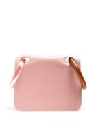 Matchesfashion.com Roksanda - Neneh Wooden Handle Leather Clutch - Womens - Pink Multi