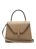 Matchesfashion.com Valextra - Iside Medium Grained Leather Bag - Womens - Grey
