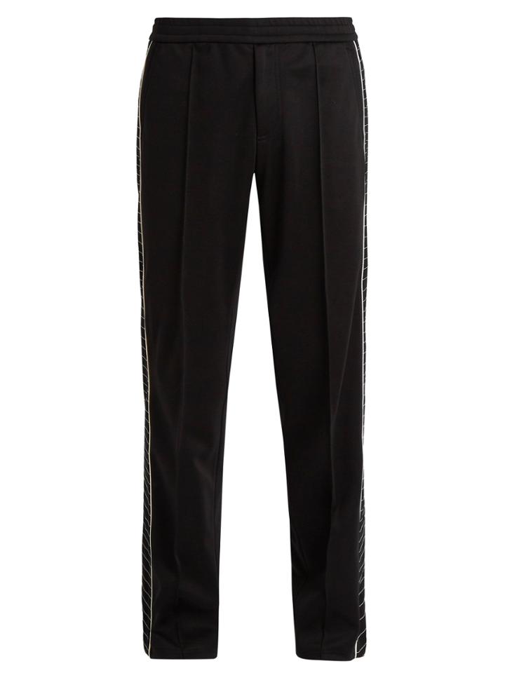 Valentino Embroidered Side-stripe Track Pants