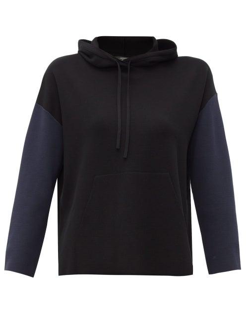 Matchesfashion.com Weekend Max Mara - Addobbo Hooded Sweater - Womens - Black Multi