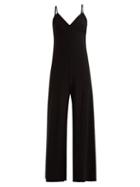 Matchesfashion.com Norma Kamali - Core Wide Leg Jumpsuit - Womens - Black