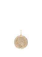Matchesfashion.com Rosa De La Cruz - Diamond & 18kt Gold Antique-coin Pendant - Womens - Gold